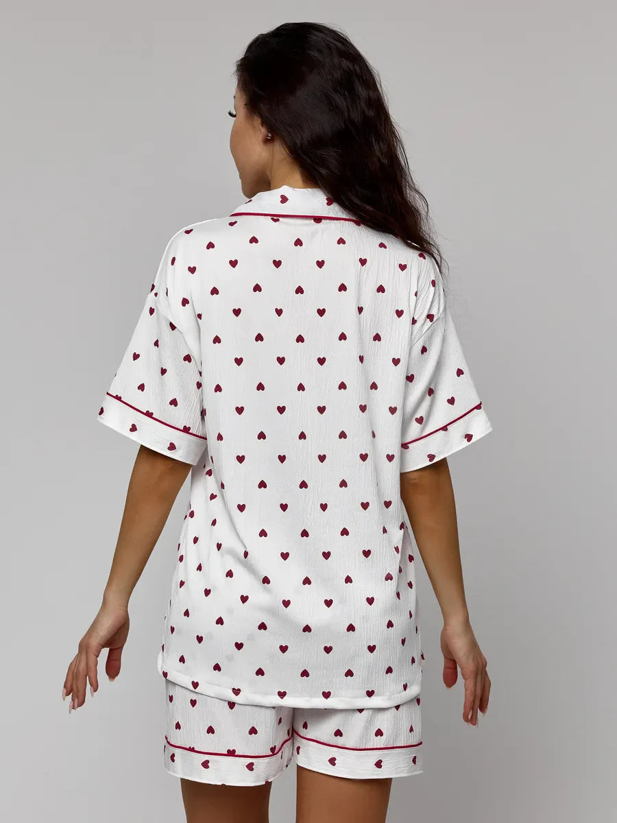 Maria | Satin-Shorty Pyjama Set