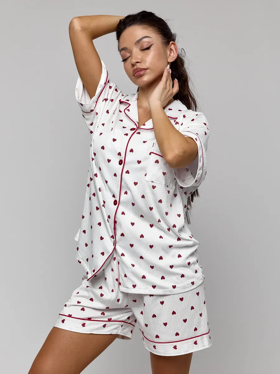 Maria | Satin-Shorty Pyjama Set