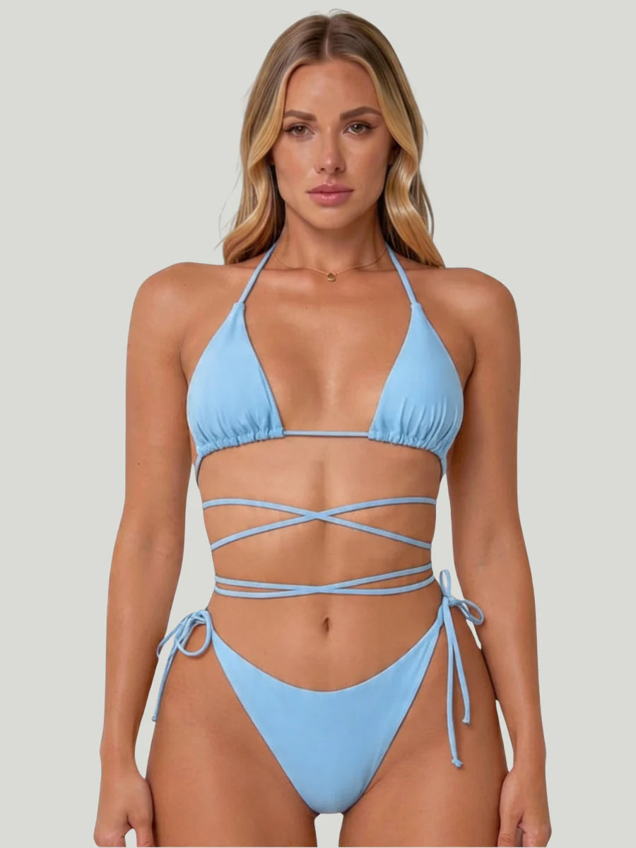 Azura | Bikini mit Dreiecksbindungen